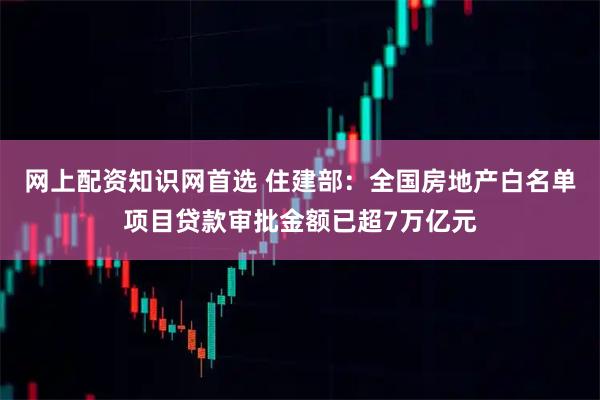 网上配资知识网首选 住建部：全国房地产白名单项目贷款审批金额已超7万亿元